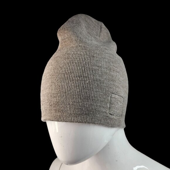 Timberland Double-layer Knit Beanie Soft Tan Acrylic Yarn Fold-up Cuff Unisex OS - Picture 3 of 7